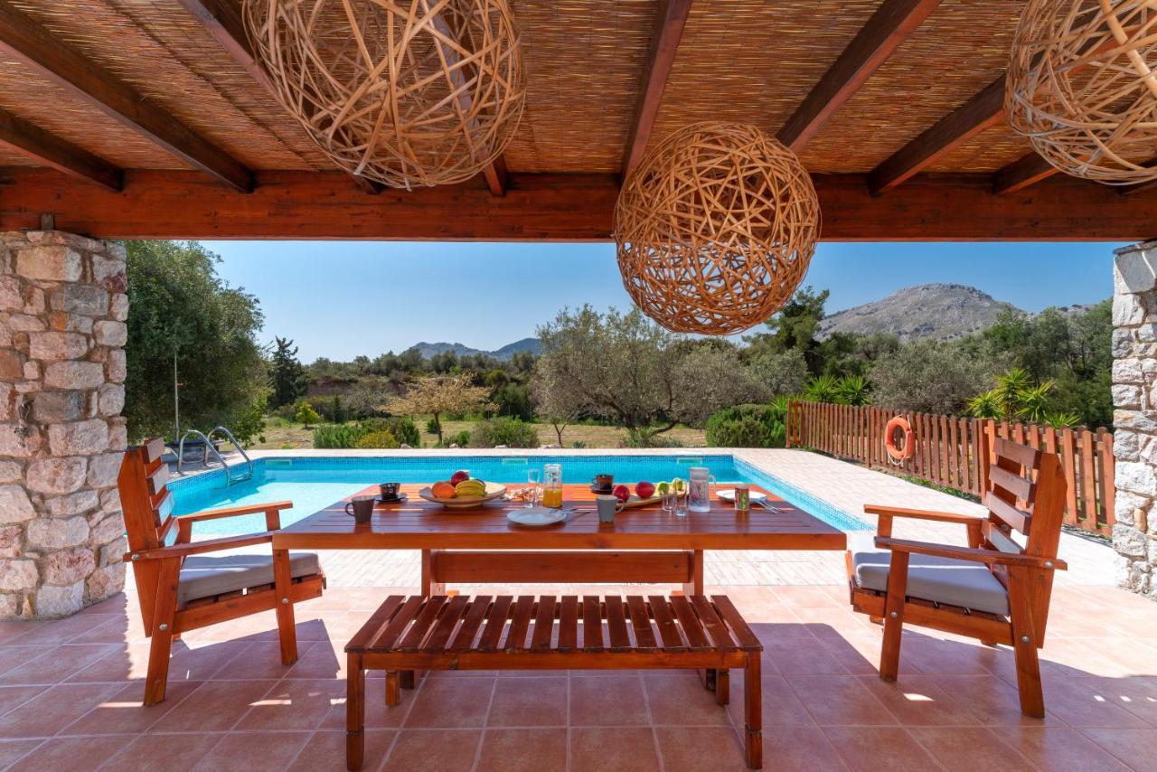 Olive Private Villa Swimming Pool 5 Bdr Kolymbia Rhodes Eksteriør billede