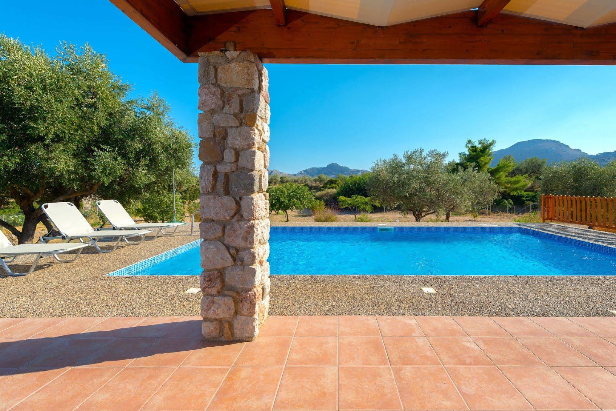 Olive Private Villa Swimming Pool 5 Bdr Kolymbia Rhodes Eksteriør billede