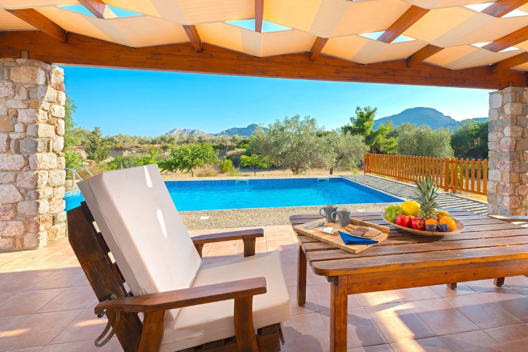 Olive Private Villa Swimming Pool 5 Bdr Kolymbia Rhodes Eksteriør billede